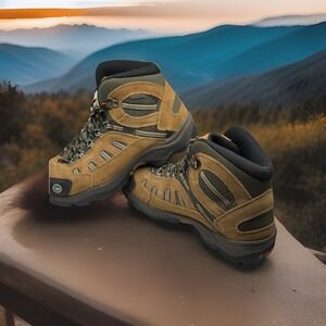HI-TEC Men's Waterproof Hiking Boots‎ Tan Brown Size 9W